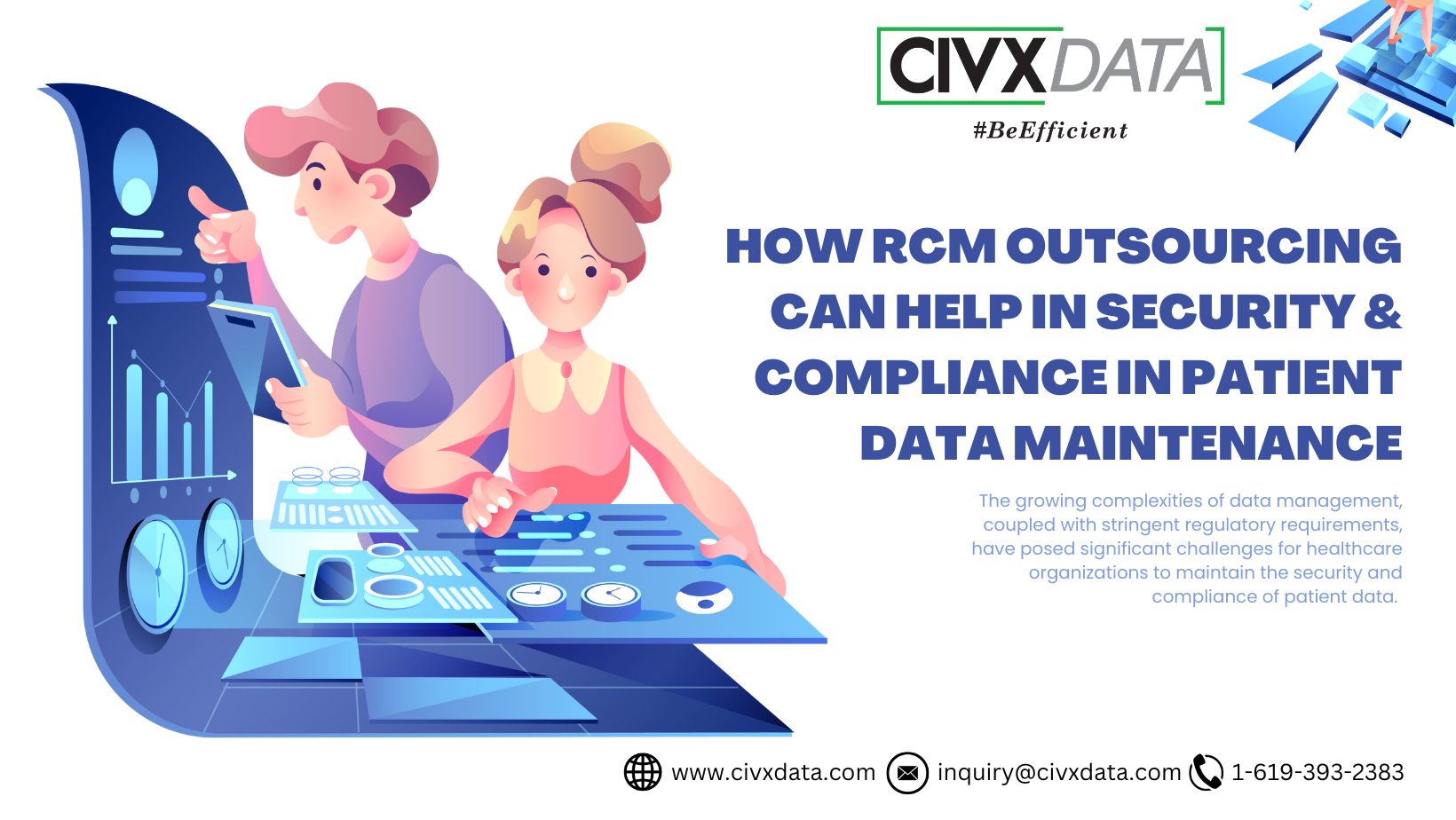 Top Ways in Which RCM Outsourcing Can Help in Security and Compliance in Patient Data Maintenance